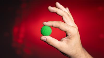 Magic Sponge Balls 4PK GREEN 1'' by Murphy's Magic