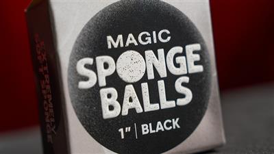 Magic Sponge Balls 4PK BLACK 1'' by Murphy's Magic