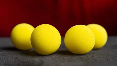 Magic Sponge Balls 4PK YELLOW 1'' by Murphy's Magic