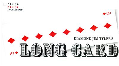 Long Card (Double-Sided) by Diamond Jim Tyler