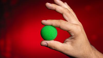 Magic Sponge Balls 4PK GREEN 1.5'' by Murphy's Magic