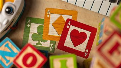 Black Alphabet Blocks Playing Cards by Kings Wild Project