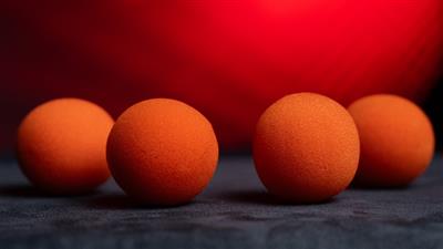 Magic Sponge Balls 4PK ORANGE 1'' by Murphy's Magic