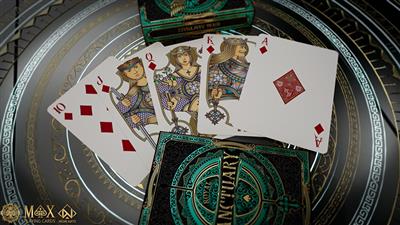 Royal Sanctuary Noble (foil) Emerald Kings Playing Cards