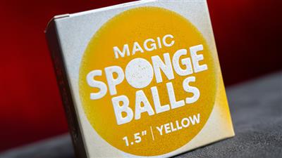 Magic Sponge Balls 4PK YELLOW 1.5'' by Murphy's Magic