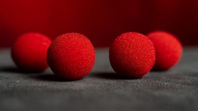 Magic Sponge Balls 4PK RED 1'' by Murphy's Magic