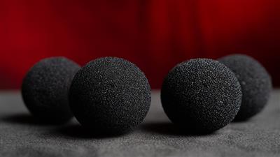 Magic Sponge Balls 4PK BLACK 1.5'' by Murphy's Magic