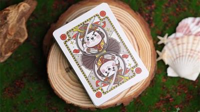 Samurai Otter Playing Cards - Hono Edition (Standard red) Playing Cards