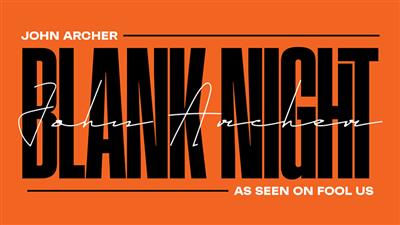 Blank Night 2025 Edition (Orange) by John Archer