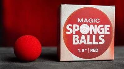 Magic Sponge Balls 4PK RED 1.5'' by Murphy's Magic