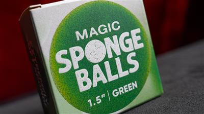 Magic Sponge Balls 4PK GREEN 1.5'' by Murphy's Magic