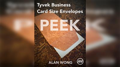 Tyvek Business Card Size Peek Envelopes (10 pk.) by Alan Wong