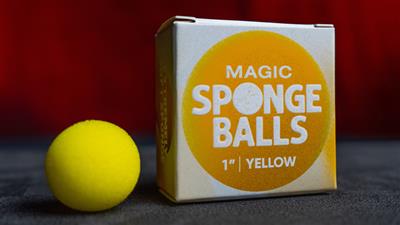 Magic Sponge Balls 4PK YELLOW 1'' by Murphy's Magic