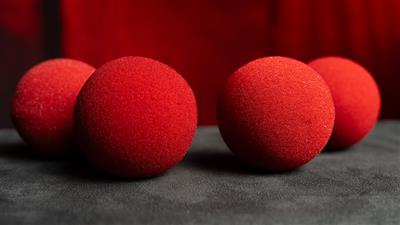 Magic Sponge Balls 4PK RED 3'' by Murphy's Magic