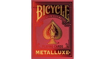 Bicycle Metalluxe Red Playing Cards by US Playing Card Co.