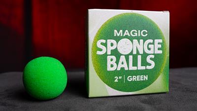 Magic Sponge Balls 4PK GREEN 2'' by Murphy's Magic