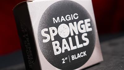 Magic Sponge Balls 4PK BLACK 2'' by Murphy's Magic