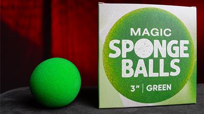 Magic Sponge Balls 4PK GREEN 3'' by Murphy's Magic