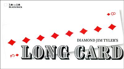 Long Card (Black) by Diamond Jim Tyler