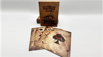 Deadwood Marked (Red) Playing Cards  by Matthew Wright and Mark Bennett