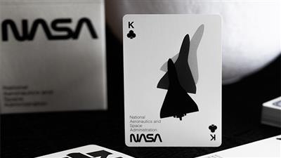 Silver Foil NASA Worm Playing Cards