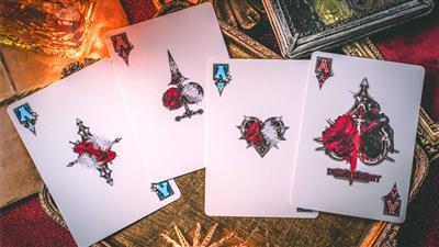 Death Knight (Inferno) Playing Cards  by Evokad