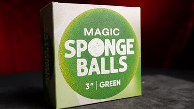 Magic Sponge Balls 4PK GREEN 3'' by Murphy's Magic