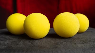 Magic Sponge Balls 4PK YELLOW 3'' by Murphy's Magic