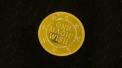 18K Gold Plated Magic Wishing Coin by Alan Wong - Trick