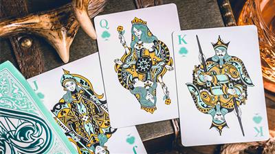 Sanctuary (Cyan) Playing Cards