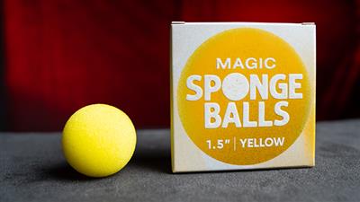 Magic Sponge Balls 4PK YELLOW 1.5'' by Murphy's Magic