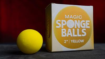 Magic Sponge Balls 4PK YELLOW 2'' by Murphy's Magic