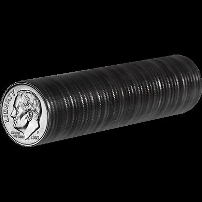 U.S. Dimes, ungimmicked roll of 50 coins