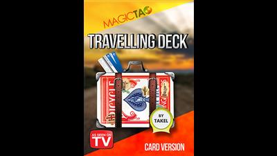 Travelling Deck Card Version Blue (Gimmick and Online Instructions) by Takel - Trick