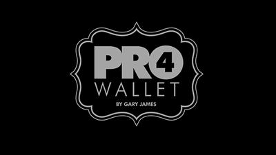 Pro 4 Wallet (Gimmicks and Online Instructions) by Gary James - Trick