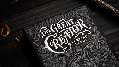 The Great Creator: Sky (Silver Foil) Edition Playing Cards by Riffle Shuffle