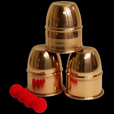 Combo Cups & Balls (Copper) by Premium magic - Trick