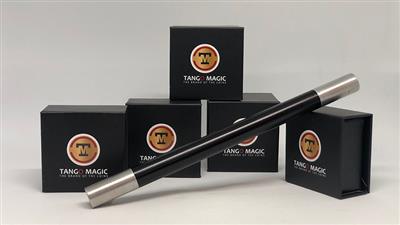 Mini Magic Wand in Black (with silver tips)( W003 ) by Tango-Trick