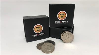 Perfect Shell Coin Set Quarter Dollar (Shell and 4 Coins D0200) by Tango Magic - Trick