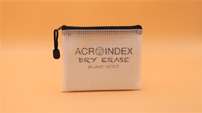 Six Acro Index (3''x5'') Dry Erase by Blake Vogt