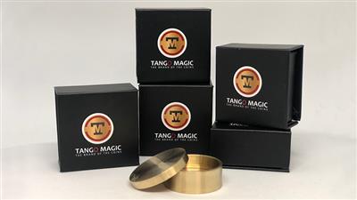 Boston Coin Box (Brass One Dollar w/DVD)(B0029) by Tango Magic - Trick