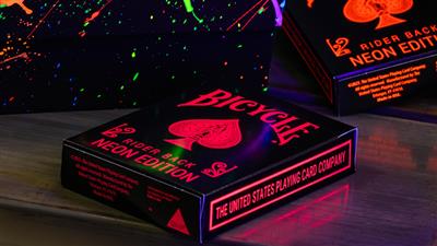 Bicycle Star-Fire Pink Neon Playing Cards