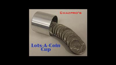 Lots-A-Coins Cup Half Dollar Size by Chazpro Magic - Trick