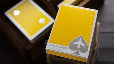 Limited Edition Lounge in Taxiway Yellow by Jetsetter Playing Cards