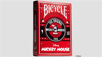 Bicycle Disney Classic Mickey Mouse (Red)  by US Playing Card Co.