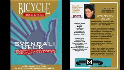 Svengali Deck Mandolin Bicycle (Red)