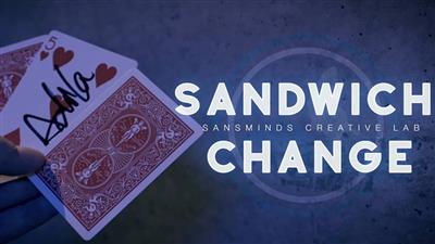 Sandwich Change (Gimmicks and DVD) by SansMinds Creative Labs - DVD