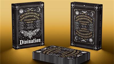 Divination (Black) Playing Cards by Midnight Cards