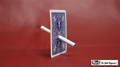 Cigarette Through Card - Bicycle Back by Mr. Magic - Trick