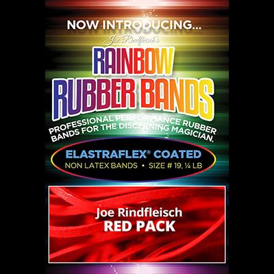 Joe Rindfleisch's Rainbow Rubber Bands (Joe Rindfleisch - Red Pack) by Joe Rindfleisch - Trick